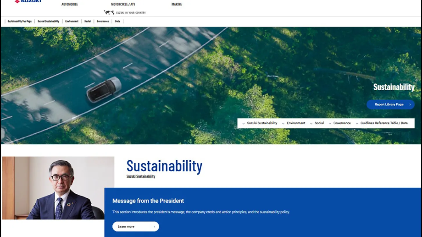 Sustainability Website